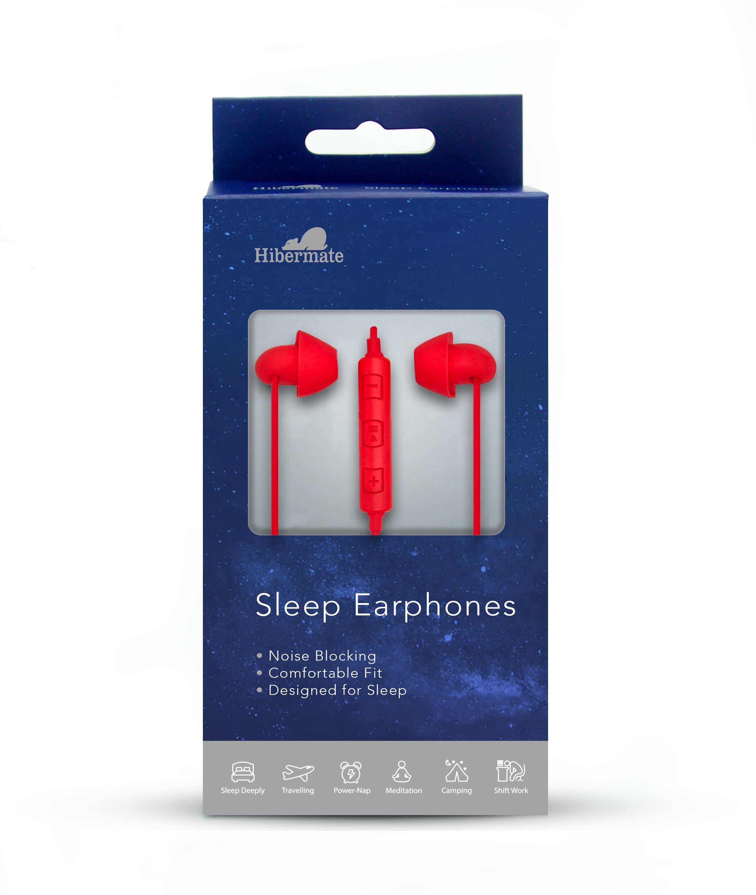 Hibermate Sleep Earbuds Premium Sound Isolating Block Snoring